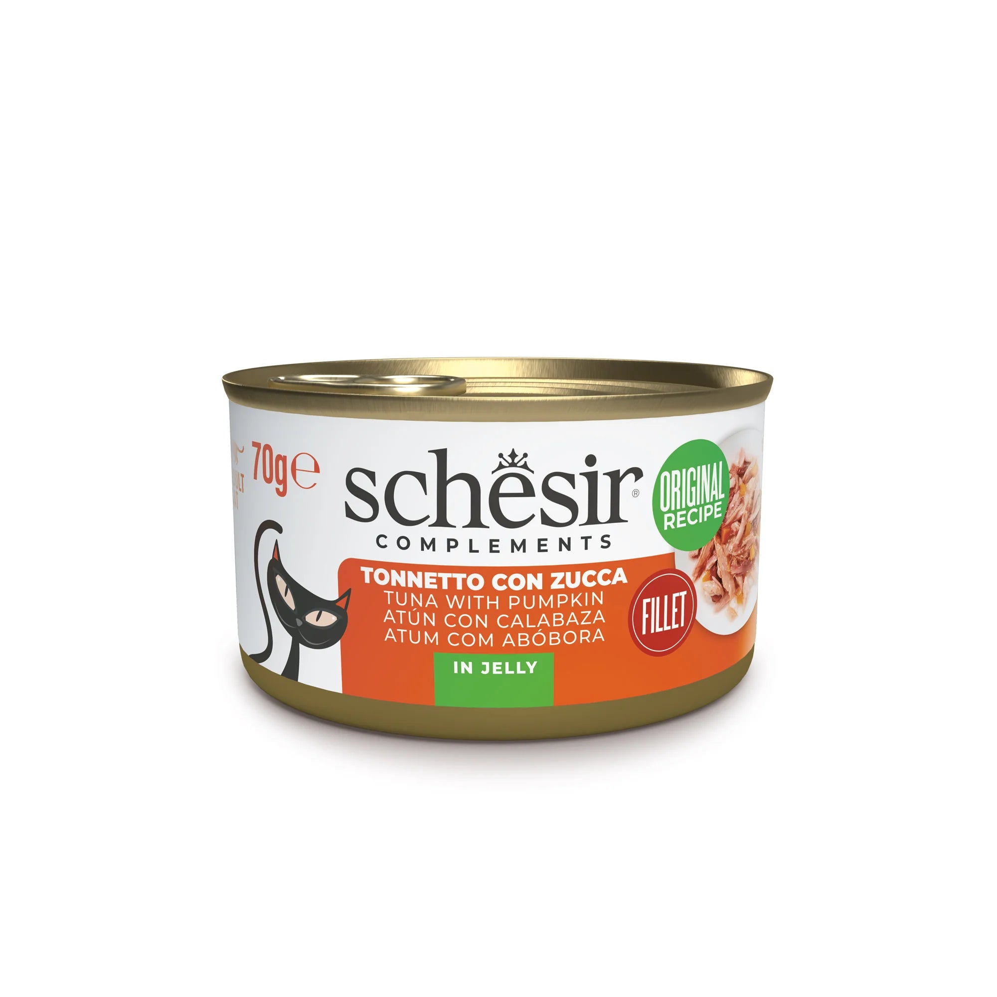 Schesir Tonnetto con Zucca in Gelatina 70 g Schesir Tonnetto con Zucca in Gelatina 70 g